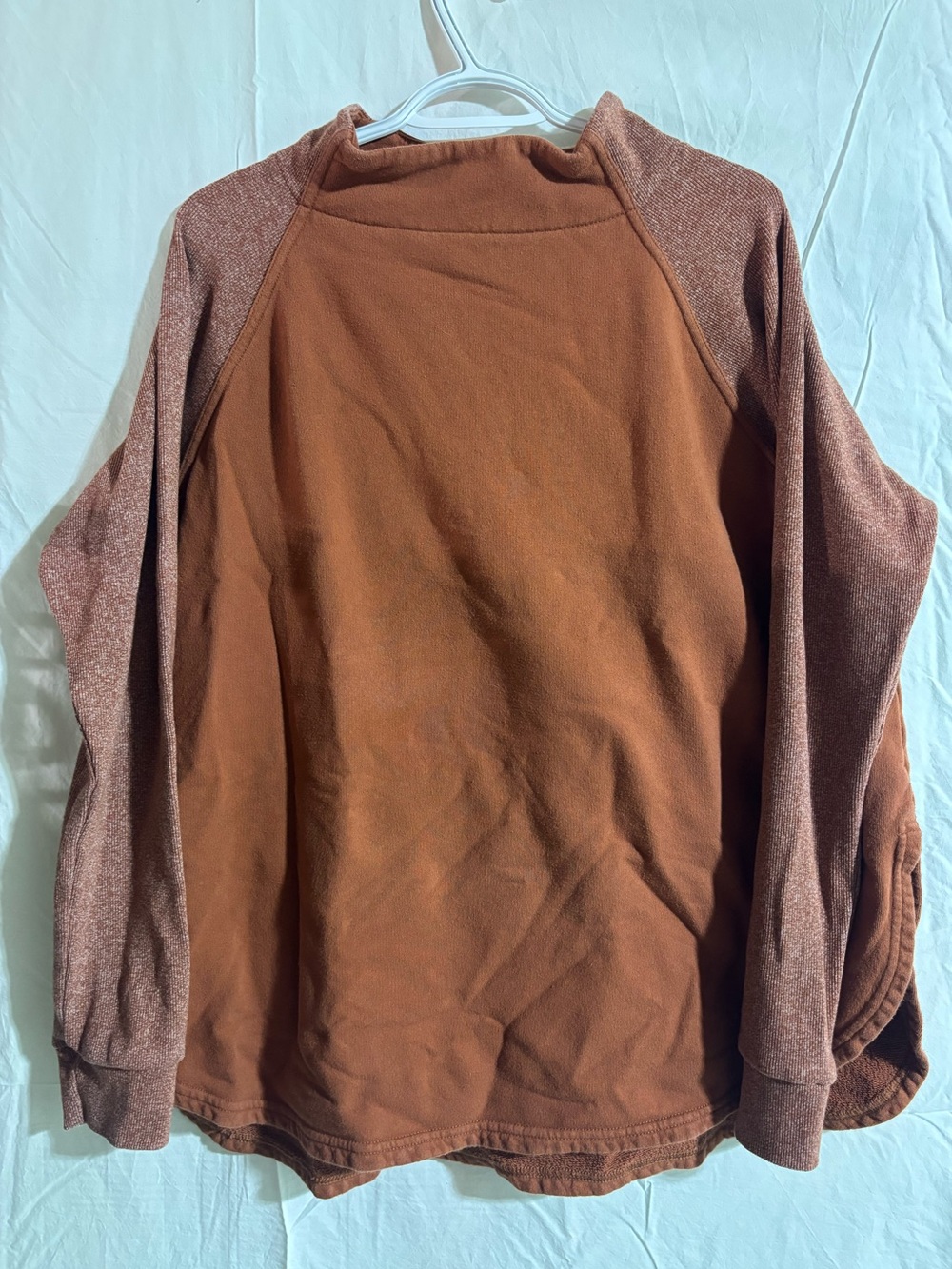 Womens Rust Brown Pullover Sweater